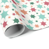 Papier Cadeau Papier Retro Motif (Coin rond)