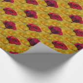 Papier Cadeau Papier Rose or Papier Rose romantique (Coin)