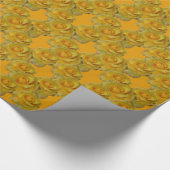 Papier Cadeau Papier Rose or Papier Rose romantique (Coin)