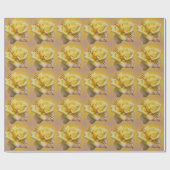 Papier Cadeau Papier Rose personnalisable à enveloppement rose j (Plat)