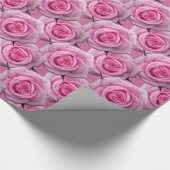 Papier Cadeau Papier rose romantique de papier d'emballage de (Coin)