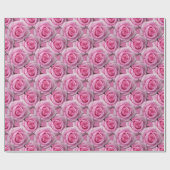 Papier Cadeau Papier rose romantique de papier d'emballage de (Plat)