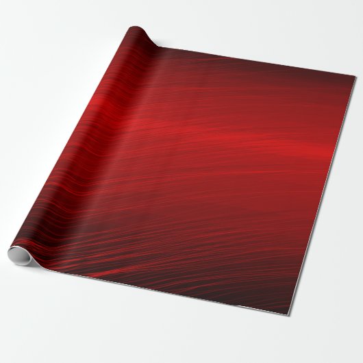 Papier Cadeau Papier rouge rubis brillant (Déroulé)