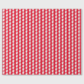 Papier Cadeau Papier Toilet Roll Funny Quarantine Thème Rouge (Plat)