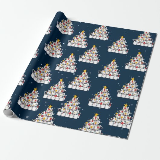 Papier Cadeau papier toilette 2020, Noël drôle (Déroulé)