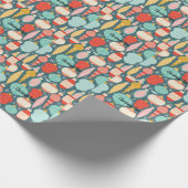 Papier Cadeau Papier Vintage Noël (Coin)