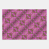 Papier cadeau Papier violet Rhododendron (Devant)