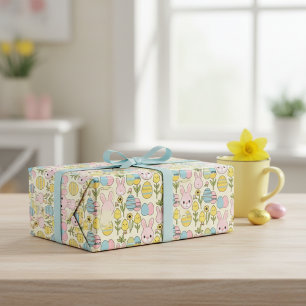 Papier Cadeau Papier Whimsical Enveloppement de Pâques