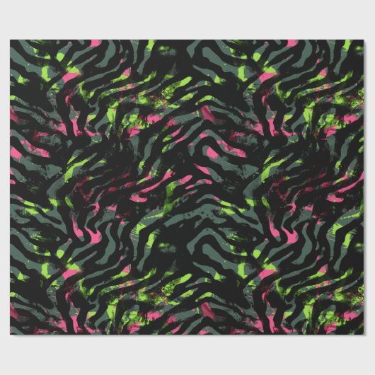 Papier Cadeau Papier Zebra Wrapper (Plat)