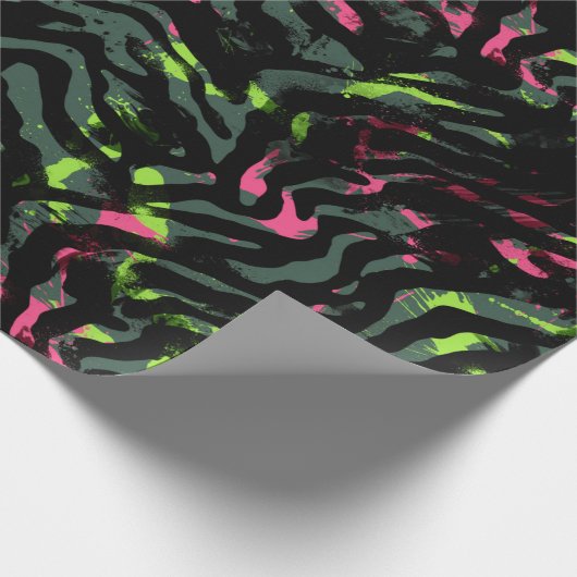 Papier Cadeau Papier Zebra Wrapper (Coin)