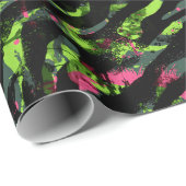 Papier Cadeau Papier Zebra Wrapper (Coin rond)