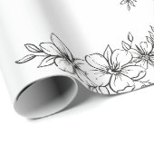 Papier Cadeau #PapierACadeauxFleurDAmour (Coin rond)