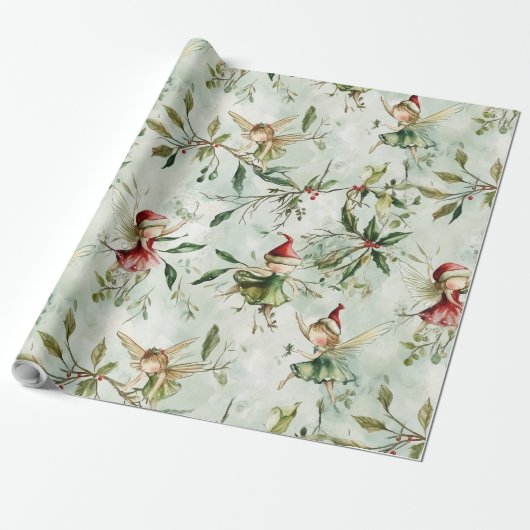 Papier Cadeau Papiers à envelopper de Noël, Cadeau Whimsical (Déroulé)