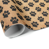 Papier Cadeau Papiers animaux Motif d'impression (Coin rond)