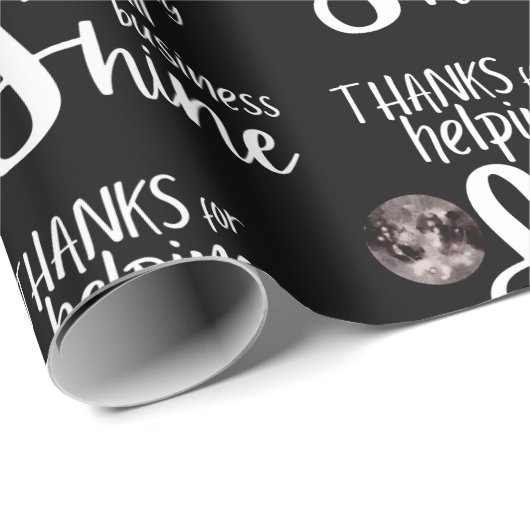 Papier Cadeau Papiers de wrapping Merci  (Coin rond)