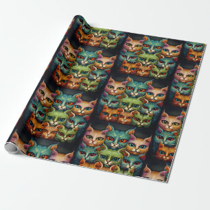 Papier Cadeau Papiers d'emballage de chats