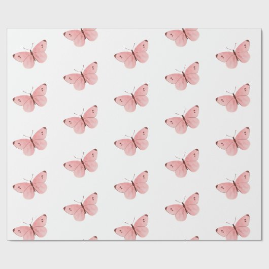 Papier Cadeau Papillon (Plat)