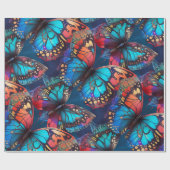 Papier Cadeau papillon (Plat)