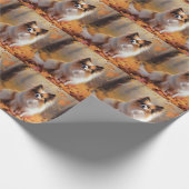 Papier Cadeau Papillon à l'automne Feuilles automne Inspiration (Coin)