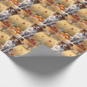 Papier Cadeau Papillon À L'Automne Laisse L'Art Thanksgiving (Coin)