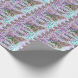 Papier Cadeau Papillon Abstrait