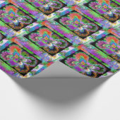 Papier Cadeau Papillon Abstrait (Coin)