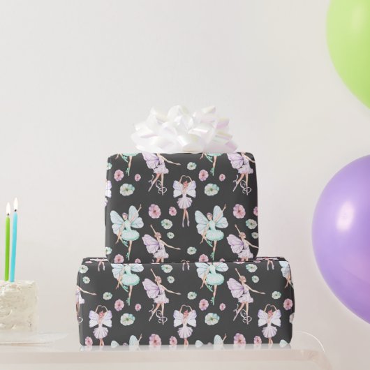 Papier Cadeau Papillon ailes danser Ballerina (Cadeaux de fête)