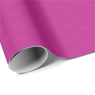 Papier Cadeau Papillon Amour Dentelle Magenta