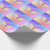 Papier Cadeau Papillon aquarelle (Coin)