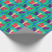 Papier Cadeau Papillon coloré | Filtres | Basique | (Coin)