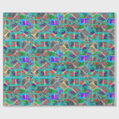 Papier Cadeau Papillon coloré Multi Challenge | (Plat)