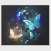 Papier Cadeau Papillon de nuit (Plat)