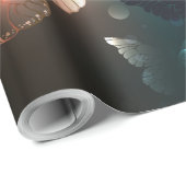 Papier Cadeau Papillon de nuit (Coin rond)