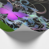 Papier Cadeau Papillon élégant (Coin)