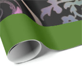 Papier Cadeau Papillon élégant (Coin rond)