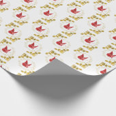 Papier Cadeau papillon élégant (Coin)