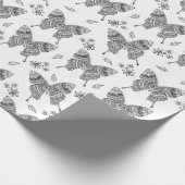 Papier Cadeau Papillon, Fleurs et Papier à envelopper (Coin)