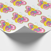 Papier Cadeau Papillon mou - Papier à envelopper (Coin)