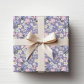 Papier Cadeau Papillon pourpre