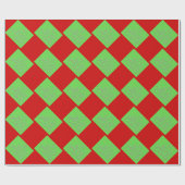 Papier Cadeau Papillon vert "rouge" (Plat)