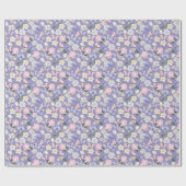 Papier Cadeau Papillon Violet (Plat)