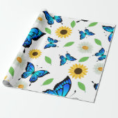 Papier Cadeau Papillons (Déroulé)