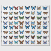 Papier Cadeau Papillons (Plat)