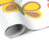 Papier Cadeau Papillons (Coin rond)