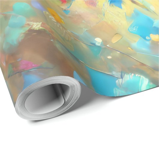 Papier Cadeau Papillons (Coin rond)