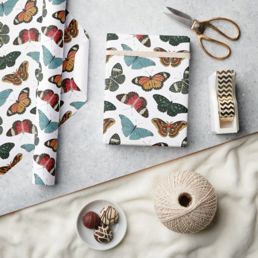 Papier Cadeau Papillons (Artisanat)