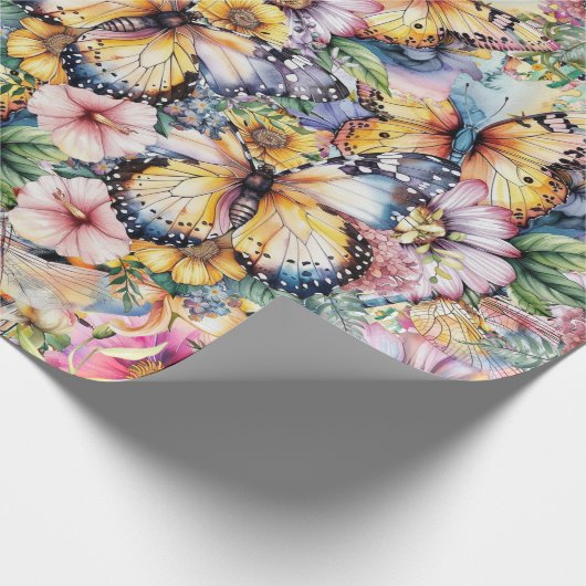 Papier Cadeau Papillons, abeilles, libellules Ladybugs (Coin)