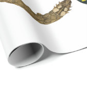 Papier Cadeau Papillons Béetle Bugs Insectes Collage Art (Coin rond)