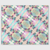 Papier Cadeau Papillons colorés volants - Printemps - Aquarelle (Plat)