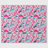 Papier Cadeau Papillons de ressort de Flutterby (Plat)